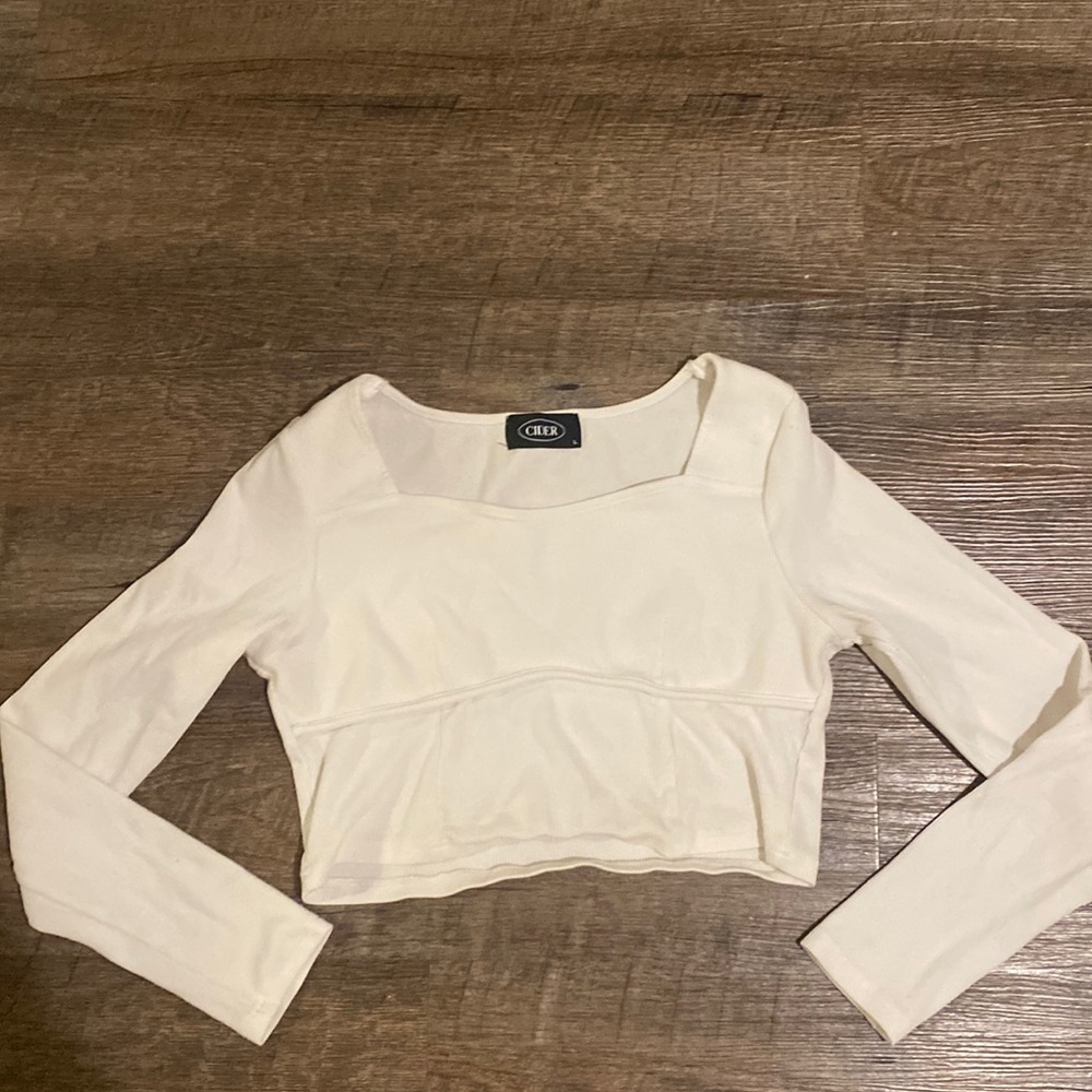 Cider Long Sleeved, Crop Top